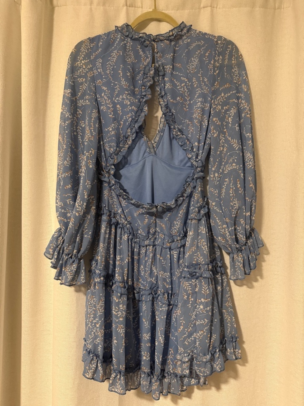 Floral Ruffle Mini Dress - Picture 2 of 4